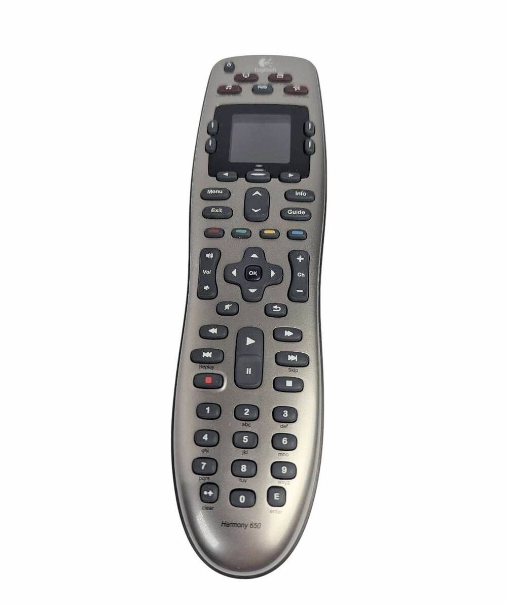 Logitech Harmony 650 universal remote controller works